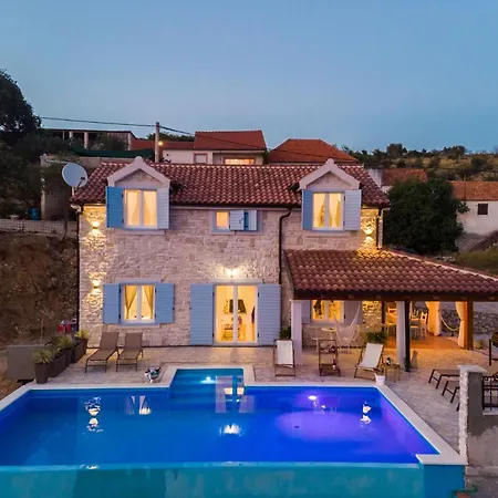 Stone Cara D Oro - Heated Infinity Pool & Views Willa Vrana (Zadar)