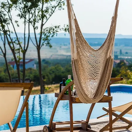 Vila Stone Cara D Oro - Heated Infinity Pool & Views Vrana (Zadar)
