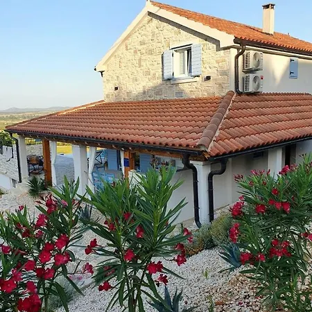 Stone Cara D Oro - Heated Infinity Pool & Views Willa Vrana (Zadar)