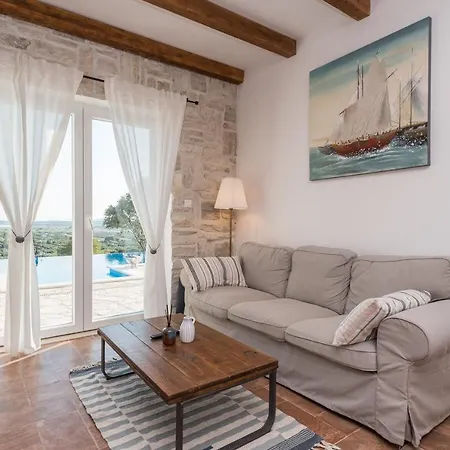 וילה Stone Cara D Oro - Heated Infinity Pool & Views Vrana (Zadar)