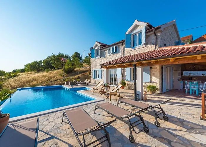 Stone Cara D Oro - Heated Infinity Pool & Views Vrana (Zadar)